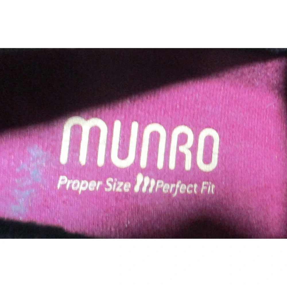 Munro American Black Suede Side Zip Block Heel Booties Womens 8.5 N M210586K